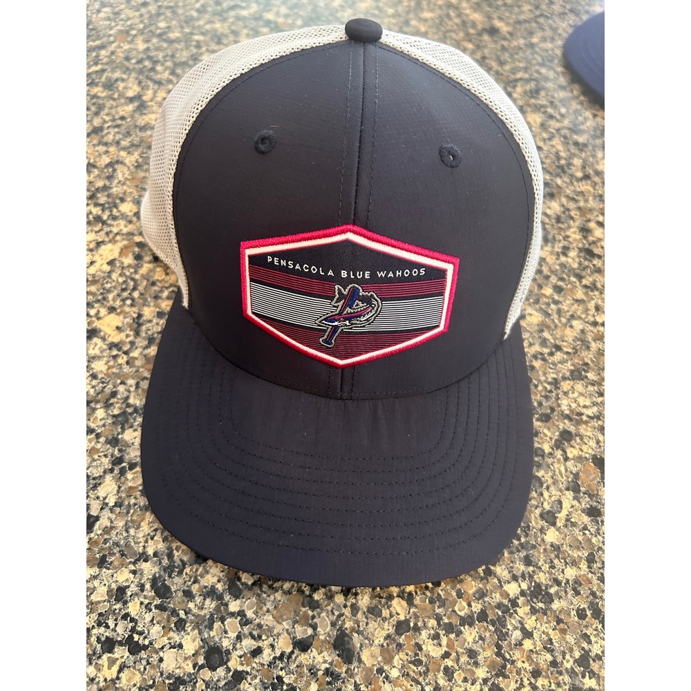 Pensacola Blue Wahoos Minor‎ League Baseball Hat Cap 47 Brand Mesh Back